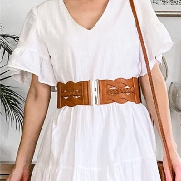 Wide Boho Waist Belt - Picture 1 of 6